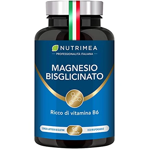 Offerta a tempo: Magnesio Bisglicinato | Forma Chelata | Con Vitamina B6 | Contro Stress e Affaticamento — 22% da 26,90 € a 20,90 €