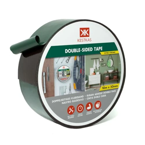 Limited-time offer: KESTKAS Extra Strong Double-Sided Tape Instant Fixing on Multiple Surfaces Glass, Metal, Plastic, Ceramic - Adhesive Mounting Tape - Double Sided Tape Heavy Duty (1, 50mm) from $13.99 to $13.99 (save 0.00%)