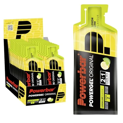 Offre limitée : Powerbar - PowerGel Original - Lemon Lime - 24x41g - Gel énergétique riche en glucides - Sodium - Sans caféine de 42.23 € à 29.99 € (29% de remise)
