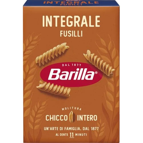 Offerta a tempo: Barilla Pasta Fusilli Integrali, Pasta Corta Di Semola Integrale Di Grano Duro — 18% da 0,99 € a 0,81 €