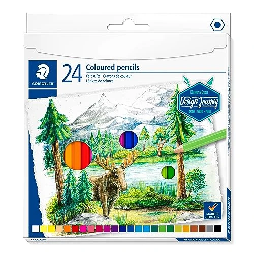 STAEDTLER 146C C24 ST Design Journey, 24 lápices acuarelables de colores surtidos