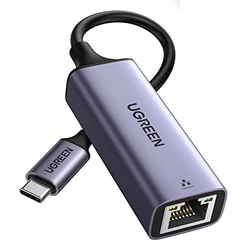 Begrenztes Angebot: UGREEN USB C Ethernet Adapter 1000Mbps, Thunderbolt USB C LAN Adapter Netzwerkadapter Kompatibel mit iPhone 17, iPad Pro/Air, MacBook Pro/Air, Galaxy S25, Steam Deck (Grau) von 15.35 EUR auf 10.44 EUR (Rabatt 32%)