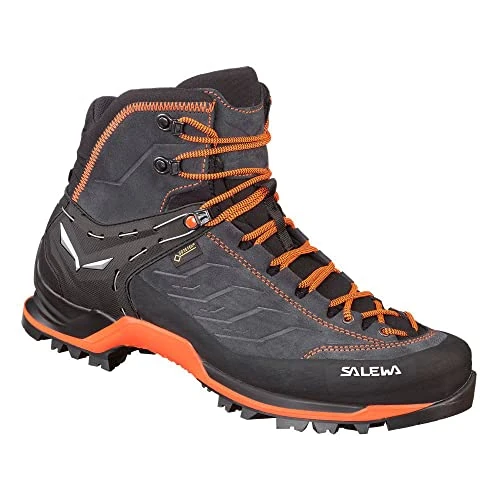 SALEWA MS MTN TRAINER MID GTX, Botas Hombre, Asphalt Fluo Orange, 47 EU