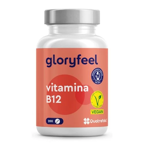 Oferta limitada: Vitamina B12 1000mcg + 400mcg Ácido fólico (Quatrefolic®) - 200 Tabletas - 4 en 1: Metilcobalamina, Hidroxocobalamina y Cianocobalamina, Folato activo 5-MTHF - Menos cansancio de 13.99 € a 13.99 € (ahorro 0.00%)