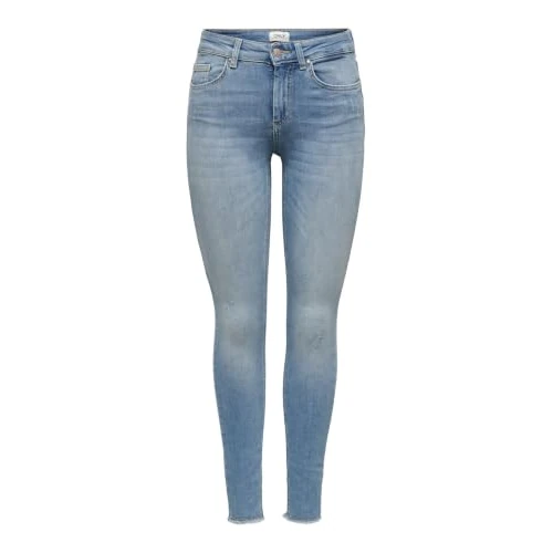 Oferta limitada: ONLY NOS Vaqueros Ajustados para Mujer ONLBlush Mid Ankle, Azul (Light Azul Denim), LW x 34L de 39.99 € a 33.99 € (ahorro 15%)