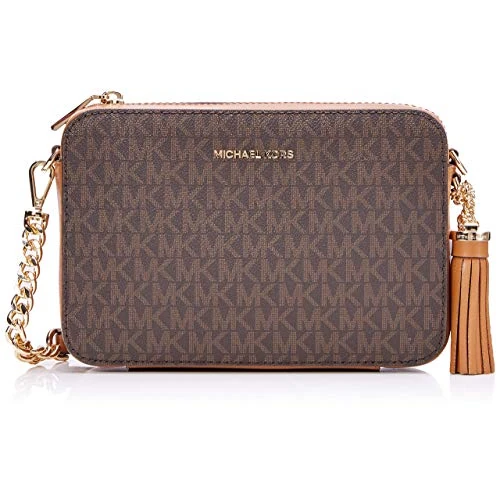 Michael Kors 32F8GF5M2B-200 JET SET MD CAMERA BAG Women braun Size One Size