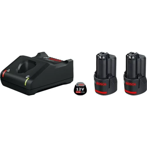 Limited-time offer: Bosch Professional 12V System rechargeable battery set (2 x 2.0 Ah rechargeable battery plus GAL 12V-40 C132 charger, in carton) from 106.98 GBP to 106.98 GBP (save 0%)