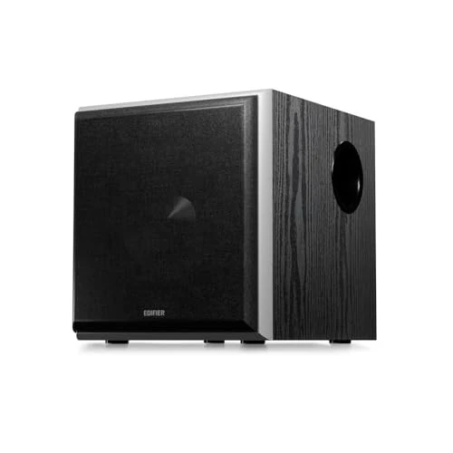 Offre limitée : Edifier T5 Caisson DE Basse Actif – Haut-Parleur de 8 Pouces, 70W – Filtre Passe-Bas – Fréquence réglable jusqu'à 38 Hz – Boîtier MDF pour Une résonance réduite – Connexions RCA – Design Intemporel de 129.00 € à 129.00 € (0.00% de remise)