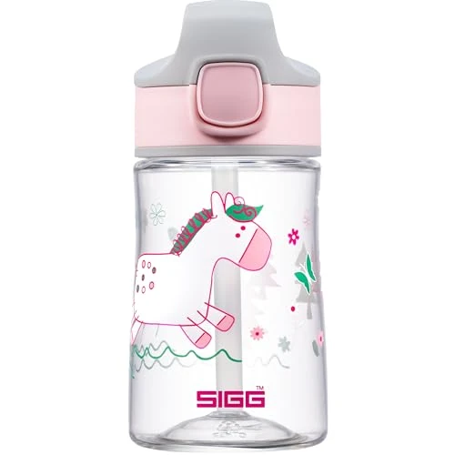 Offerta a tempo: Sigg - Tritan Trinkflasche Kinder - Miracle Pony Friend - Mit Trinkhalm — 16% da 13,99 € a 11,80 €