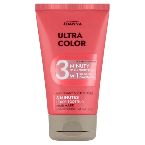 Offre limitée : Joanna Ultra Color Après-shampoing protecteur de la couleur pour cheveux naturels et colorés en acajou et cerise rouges, sans ammoniaque, ravive et intensifie les couleurs en 3 minutes 100 ml de 6.99 € à 6.99 € (0.00% de remise)