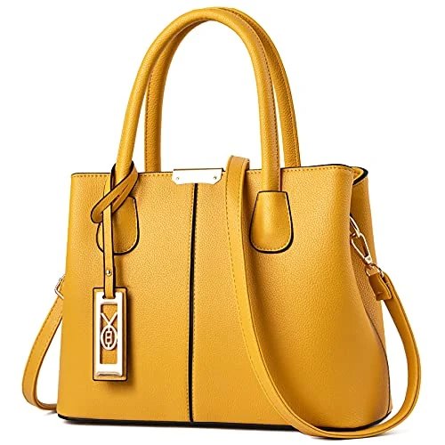 Offerta a tempo: COCIFER Purses and Handbags for Women Shoulder Tote Bags Top Handle Satchel (lemon) - 0.00% da 35.65 € a 35.65 €