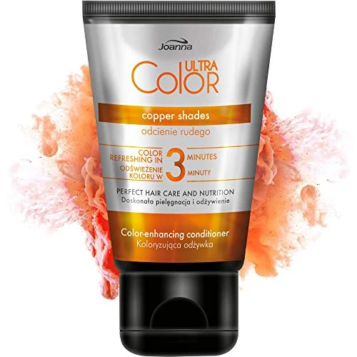 Offerta a tempo: Joanna Ultra Color – Balsamo per capelli rossi e rame naturali e tinti – Idratante – Rinfresca e intensifica il colore in 3 minuti – 100 ml - 40% da 9.82 € a 5.90 €