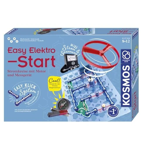 Offerta a tempo: Kosmos 620547 Easy Elektro - Start, Spannende Stromkreise mit Motor und Messgerät erforschen, Experimentierkasten zu Elektrotechnik - 31% da 62.45 € a 43.21 €