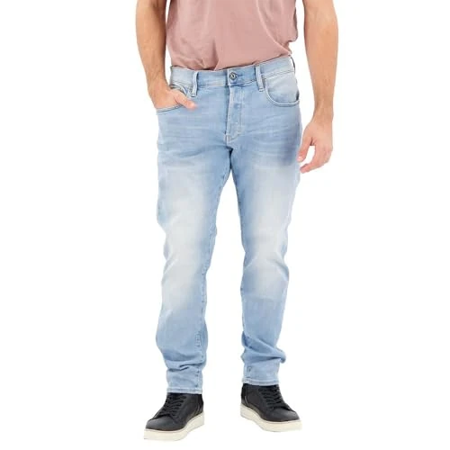 Limited-time offer: G-Star Men's 3301 Slim Jeans, Blue (lt indigo aged 51001-8968-8436), 38W / 34L from 110.00 GBP to 55.85 GBP (save 49%)