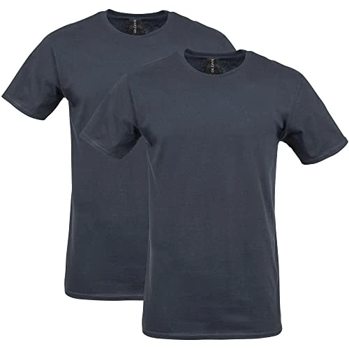 Offerta a tempo: Gildan Softstyle Cotton T-Shirt, Style G64000, Multipack Camicia, Nero (Confezione da 2), XX-Large (Pacco da 2) Uomo - 9% da 18.11 € a 16.57 €