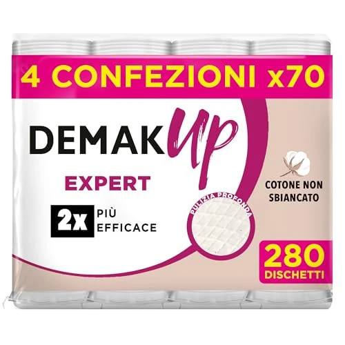 Limitiertes Angebot: Demak'Up Duo+ Make-up-Entfernerscheiben, 4er Pack (4 x 70 Stück) von 13.89 EUR auf 13.89 EUR (Spare 0%)