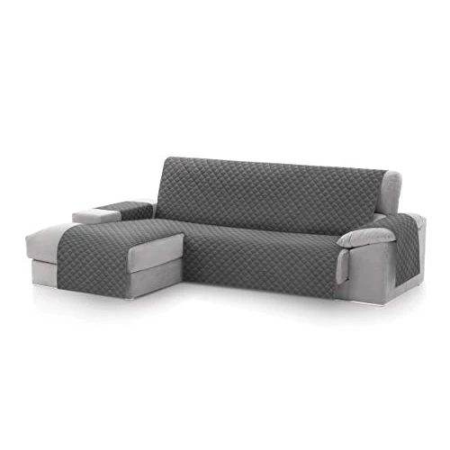 Zeitlich begrenztes Angebot: Textilhome Sofa Überzug MALU, Sofaüberwurf L Form Links, Sofaschutz Größe 240 cm, Couch Überzug Gepolstert, Sofaschoner SofaÜberwurf Schutzdecke, Universell, Haustierfreundlich, Grau von 46.99 € auf 39.90 € (15% Rabatt)