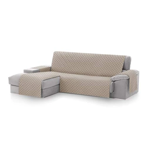 Offre limitée : Textilhome Housse Canapé d'angle Malu Gauche 240 cm Matelassée Beige de 54.99 € à 54.99 € (0.00% de remise)