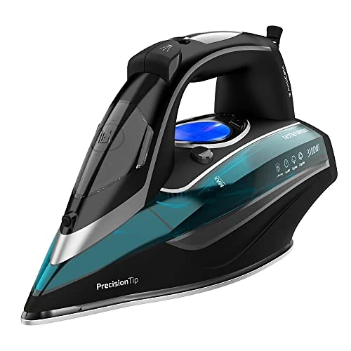Cecotec żelazko Ubrania Steam 3D ForceAnodized 750 Smart. 3100W, Uderzenie pary 200 g/min, Podwójna anodowana podeszwa, Wyświetlacz LCD, Antyczny, Automatyczne wyłączanie, Tryb Eco, Zbiornik 400 ml