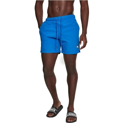 Offerta a tempo: Urban Classics Block Swim Shorts, Pantaloncini da Bagno, Uomo, Cobalt Blue, L - 40% da 19.90 € a 11.99 €