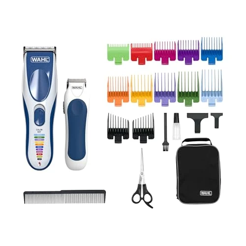 Oferta limitowana: Wahl Colour Pro Combi Bezprzewodowa Maszynka do Włosów, Kolorowe Nasadki | Maszynka Bezprzewodowa, Minitrymer na Baterię, Precyzyjnie Szlifowane Ostrze, Litowa, Strzyżenie Całej Rodziny, 60 min Pracy z 134.00 zł na 134.00 zł (oszczędź 0