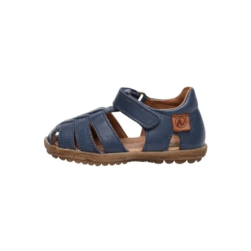 Offerta a tempo: Naturino Sandali semi chiusi in pelle, Blu- 21 - 39% da 82.00 € a 50.20 €