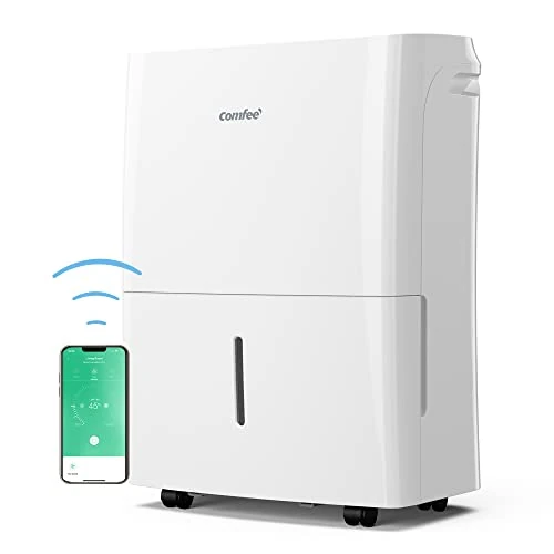 Offerta a tempo: COMFEE' Deumidificatore Casa Muffa 16L/24h, Adatto fino a 32㎡, Tanica da 3L, Deumidificazione Smart, Controllo WiFi, Compatibile con Alexa, Ruote Piroettanti, Timer, MDDF-16DEN7 WF - 17% da 179.90 € a 149.90 €