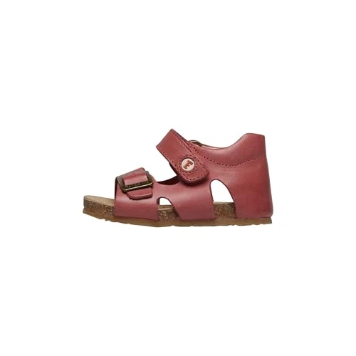 Offerta a tempo: Falcotto Sandali in pelle con fibbia e strappo, Rosso- 22 - 14% da 76.00 € a 65.37 €