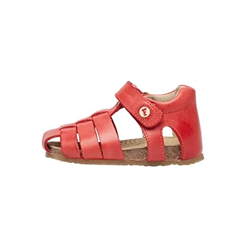 Offerta a tempo: Falcotto Alby-Sandali Semi Chiusi in Pelle, Rosso 22 - 40% da 72.00 € a 43.19 €