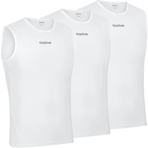 Offerta a tempo: GripGrab Maglia Intima Ciclismo Ultralight Smanicata Mesh Base Layer Canotta Bici Intimo Ciclismo Uomo Estivo Singolo e Set - 0.00% da 69.95 € a 69.95 €