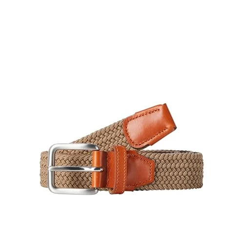 Limited offer: JACK & JONES Mens Fabric Belt from 20.82 EUR to 11.66 EUR (save 44%)