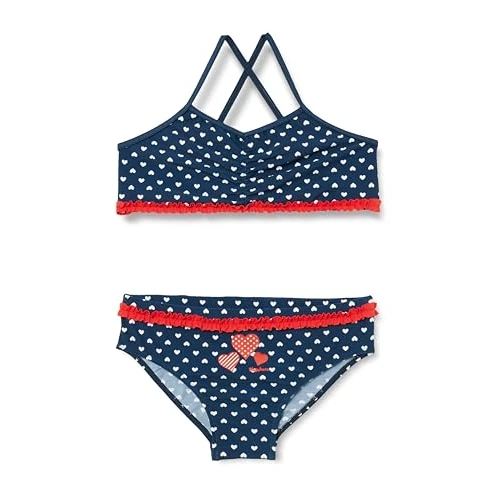 Tijdelijke aanbieding: Playshoes Meisjes UV-bescherming bikini hartje, blauw (marineblauw 11, 98/104 cm van 23.95 € naar 23.95 € (0.00% korting)