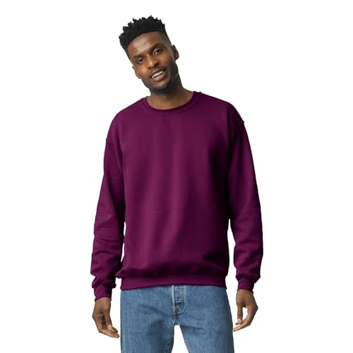 Zeitlich begrenztes Angebot: Gildan Fleece-Sweatshirt mit Rundhalsausschnitt für Erwachsene,Stil G18000, Mehrfachpackung, Kastanienbraun (1er-Pack), Groß von 17.07 € auf 15.85 € (7% Rabatt)