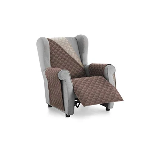 Offerta a tempo: Textilhome Copridivano Malu 1 Posto 55 cm Imbottito Reversibile Marrone - 0.00% da 28.99 € a 28.99 €