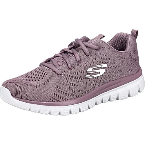 Limitiertes Angebot: Skechers Damen Graceful Get Connected Sneaker,purple, 36 EU von 59.95 EUR auf 52.91 EUR (Spare 12%)