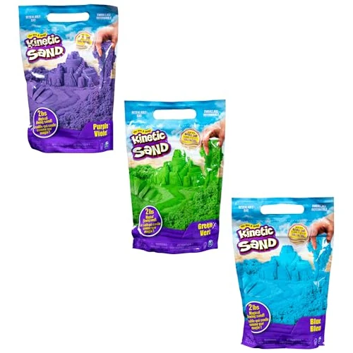 Kinetic Sand, Sacchetto con 907Gr di Sabbia Cinetica Colorata, 3+ Anni