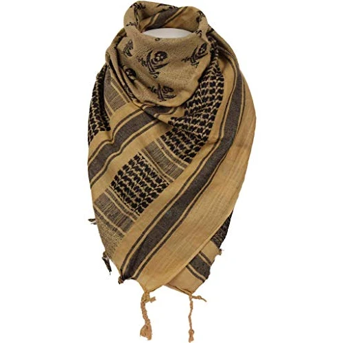 Zeitlich begrenztes Angebot: Mil-Tec - Echarpe Shemagh Crâne - STURM - Beige Coyote von 8.74 € auf 7.95 € (9% Rabatt)