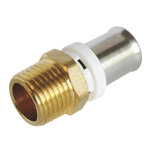 Offerta a tempo: SOMATHERM FOR YOU - Raccordo diritto maschio della piegatura del tubo multistrato Ø16 - Maschio 15/21 (1/2 '') Per collegare un tubo multistrato di diametro Ø16 - 0.00% da 5.28 € a 5.28 €