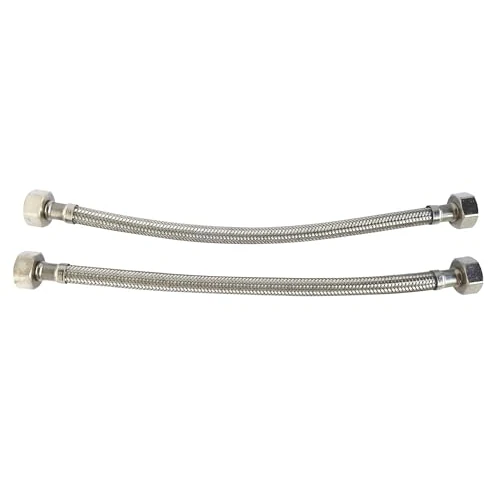 Oferta limitada: SOMATHERM FOR YOU - Lote 2 flexibles tuerca de conexión giratoria Saneamiento femenina Ley 15/21 (1/2) - tuerca giratoria female 15/21 (1/2) - Longitud 30 cm - DN8 de 6.50 € a 6.50 € (ahorro 0.00%)