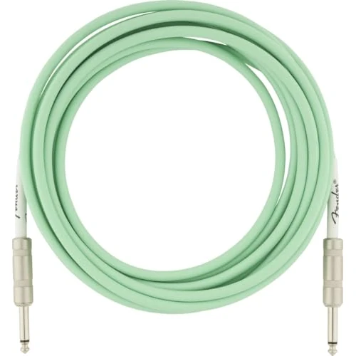 Limited offer: Fender Original Series Instrument Cable, Guitar Cable, Guitar Accessories, Straight/Straight, Surf Green, 18.6ft from 14.99 EUR to 14.99 EUR (save 0%)