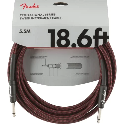 Fender PRO 18 6 INST CABLE RED TWD
