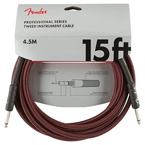 Offerta a tempo: Fender PRO 15 INST CABLE RED TWD - 24% da 21.50 € a 16.30 €