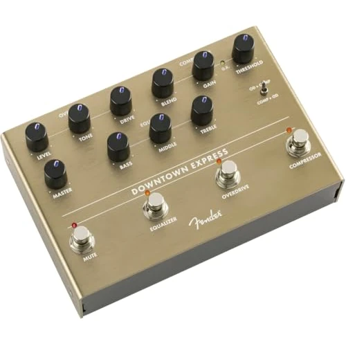 Offre limitée : Fender Pédale Multi-Effets pour Basse, Downtown Express, avec Compresseur, égaliseur 3 Bandes et Overdrive- Commutable Individuellement de 259.00 € à 199.00 € (23% de remise)