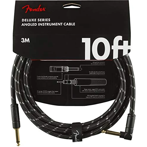 Offerta a tempo: Fender Deluxe Cavo Strumento Jack Dorati Dritto/Angolato 3m - 35% da 25.49 € a 16.63 €