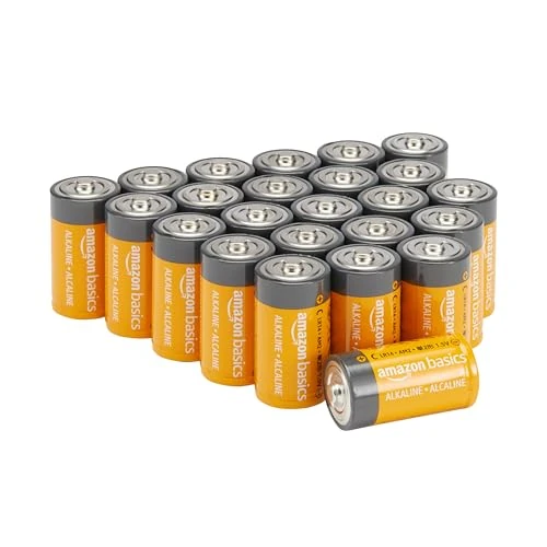 Offerta a tempo: Amazon Basics, 24 batterie alcaline C multiuso, 1,5 Volt, durata di 5 anni - 22% da 17.08 € a 13.30 €