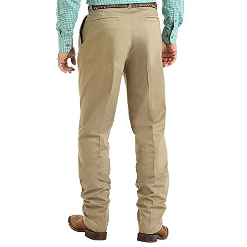 Wrangler Riata Pleated Relaxed Fit Casual Pant Pantalones, Caqui, 30W/32L para Hombre