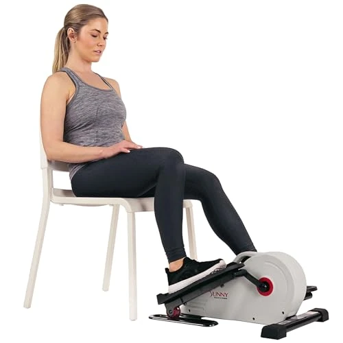 Limited offer: Sunny Health & Fitness Compact Under Desk Elliptical Exerciser, Portable Pedal Training Machine for Home Workout, 2-in-1 Sit or Stand Cross Trainer, Optional Free SunnyFit App from 106.49 EUR to 67.09 EUR (save 37%)