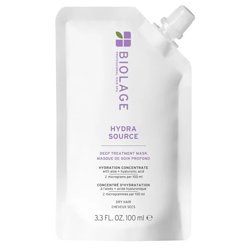 Limitiertes Angebot: Biolage Intensiv pflegende Haarkur für trockenes Haar, Mit feuchtigkeitsspendendem Aloe Vera und Spirulina-Extrakt, Hydra Source, 1 x 100 ml von 19.80 EUR auf 15.78 EUR (Spare 20%)