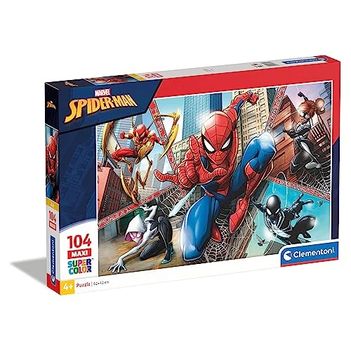 Clementoni 23734 - Puzzle 104 Piezas Maxi Spider Man