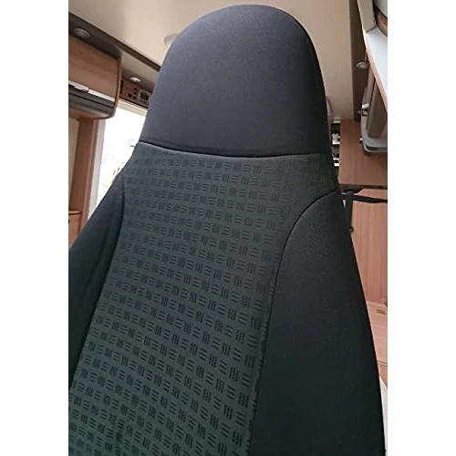 Offerta a tempo: BREMER SITZBEZÜGE Coprisedili per pilota, compatibili con camper, Ducato, conducente e passeggero, 820, colore nero - 0.00% da 99.00 € a 99.00 €